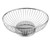 TableCraft Products 4171 7 1/2" W x 5 5/8" D x 2 5/8" H Oval Chrome Plated Cash & Carry Chalet Basket