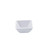 TableCraft Products RAMS2W 2 Oz. Square Melamine White Ribbed SaferFoods Solutions Ramekin - 12/Case