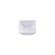 TableCraft Products RAMS2W 2 Oz. Square Melamine White Ribbed SaferFoods Solutions Ramekin - 12/Case