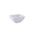 TableCraft Products RAMS2W 2 Oz. Square Melamine White Ribbed SaferFoods Solutions Ramekin - 12/Case