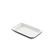TableCraft Products 10349 10" W x 6" D x 1 0.13" H Enamel Creamy White with Black Rim Sheet Pan
