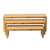 TableCraft Products RBAM300 3 Piece Nesting Set Rectangular Bamboo Cascade Risers