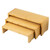 TableCraft Products RBAM300 3 Piece Nesting Set Rectangular Bamboo Cascade Risers