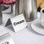 TableCraft Products B6 2 1/2" x 2" Stainless Steel "Cream" Buffet Tent