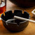 TableCraft Products CST363B-1 3.75" x 1.75" Black Plastic Cash & Carry Economy Ashtrays