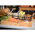 TableCraft Products CJS12R 18.25" x 5" x 4.5" Black Jar Wire Rack With handles