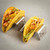 TableCraft Products TRSP34 7 5/8" W x 2 1/4" D x 1 1/2" H Stainless Steel Stamped Circle Pattern Taco Taxi Server