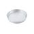 TableCraft Products GP8 8 1/4" Dia. x 11/4" Round Galvanized Steel Galvanized Collection Dinner Platter