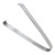 TableCraft Products H1246 6 3/4" Stainless Steel Cash & Carry Ice Tongs - 6/Case