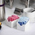 TableCraft Products 56W 3 1/4" x 2 1/2" x 2" White Plastic Sugar Packet Rack