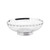 TableCraft Products 6174 9 1/2" W x 7 1/4" D x 3 1/4" H Oval Stainless Steel Cash & Carry Regent Basket