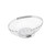 TableCraft Products 6174 9 1/2" W x 7 1/4" D x 3 1/4" H Oval Stainless Steel Cash & Carry Regent Basket