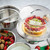 TableCraft Products H821422 12 3/4" Dia. x 13 3/4" Stainless Steel Cash & Carry Cake Stand & Cover Set