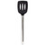 TableCraft Professional Bakeware CW402 14" Slotted Black Silicone Head Stainless Steel Handle Serving Spatula