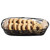TableCraft Products BK11709 8 7/8" W x 4" D x 2" H Oblong Black Powder Coated Metal Complexity Collection Serving Basket