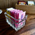 TableCraft Products H121 3 1/4" x 2 1/2" x 2" Fluted Glass Cash & Carry Sugar Packet Rack