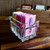 TableCraft Products H121 3 1/4" x 2 1/2" x 2" Fluted Glass Cash & Carry Sugar Packet Rack