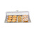 TableCraft Products RPD2415 23 1/4" W x 15" D x 1" H Rectangular 18/8 Stainless Steel Tray