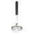 TableCraft Products AM5306BK 6 Oz. Stainless Steel Antimicrobial Ladle with 9" L Black Vinyl Coated Handle