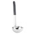 TableCraft Products AM5306BK 6 Oz. Stainless Steel Antimicrobial Ladle with 9" L Black Vinyl Coated Handle