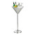 TableCraft Products RS1432 14.5" W x 32.5" H Stainless Steel Remington Collection Martini Glass Beverage Stand