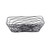 TableCraft Products BK17209 9" W x 6" D x 2.5" H Black Rectangular Artisan Collection Basket