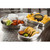 TableCraft Products GPSS8 8 1/8" Dia. x 1-5/8"H Round Stainless Steel Brickhouse Collection Serving Platter