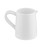 TableCraft Products 10414 5 Oz. White Textured Finish Melamine Pulito Collection Creamer