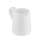 TableCraft Products 10414 5 Oz. White Textured Finish Melamine Pulito Collection Creamer