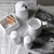 TableCraft Products 10414 5 Oz. White Textured Finish Melamine Pulito Collection Creamer