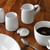 TableCraft Products 10414 5 Oz. White Textured Finish Melamine Pulito Collection Creamer