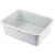 TableCraft Products 1537G 6 Gal Gray Bus Tub HDPE Tote Box - 12/Case
