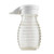 TableCraft Products BH2MPW 2 Oz. Clear Glass Beehive Salt Or Pepper Shaker With Black Hinged Flip Top