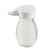 TableCraft Products BH2MPW 2 Oz. Clear Glass Beehive Salt Or Pepper Shaker With Black Hinged Flip Top