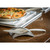 TableCraft Products HB3 5" x 5" x 3/4"H Square Stainless Steel Spoon Rest