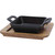 TableCraft Professional Bakeware UCW01 7 1/2" W x 6" D x 5/8" H Rectangular Acacia Underliner