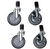 Allmont 5" Work Table and Equipment Stand Swivel Stem Casters (4 per Set)