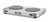 Waring WCW20 Stainless Steel Double Burner Low Profile Self-Regulating Non-Skid Feet Café Deco Coffee Warmer - 120 Volts 0.86 Amps