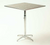 Maywood ML24SQPEDADJ 24" W x 42 H  Plywood Square Top Standard Pedestal Table