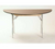 Maywood ML60HR 60" W x 30" H Plywood Half-Round Top Standard Folding Table