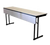 Maywood DLCLEGMP1872 72" L x 18" W x 29" H Rectangle Laminate Top With Modestly Panel C-Leg Conference Table