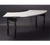 Maywood DFORIG9030CR6 90" W x 30" H White Plywood Circle Crescent Top Original Folding Table