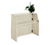 Maywood ML6PORTBARWHT 72" W x 42" H x 18" D White Plastic Laminated 5/8" Plywood Top Frosty White Portable Bar