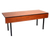 Maywood DLTRAIN1896 96" W x 18" D X 29" H Rectangular Plastic Laminated Plywood Top With Vinyl T-Mold Edge Training Folding Table