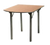 Maywood DLORIG3040PEN 40" W x 30" D x 30" H Peninsula Plastic Laminated Plywood Top Original Folding Table