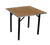 Maywood DPORIG48SQ 48" W x 30" H x 48" D Plywood Square Top Original Folding Table