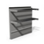 Montague Tdhs-96 Legend Back Guard/Tubular Double High Shelves