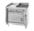 Montague 136-7-NG 36" Natural Gas Heavy Duty Range - 145,000 BTU