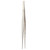TableCraft Products 10754 6 1/4" L Stainless Steel Bar Tweezers