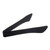 TableCraft Products 39101 9" Black Stainless Steel & Silicone Tongs